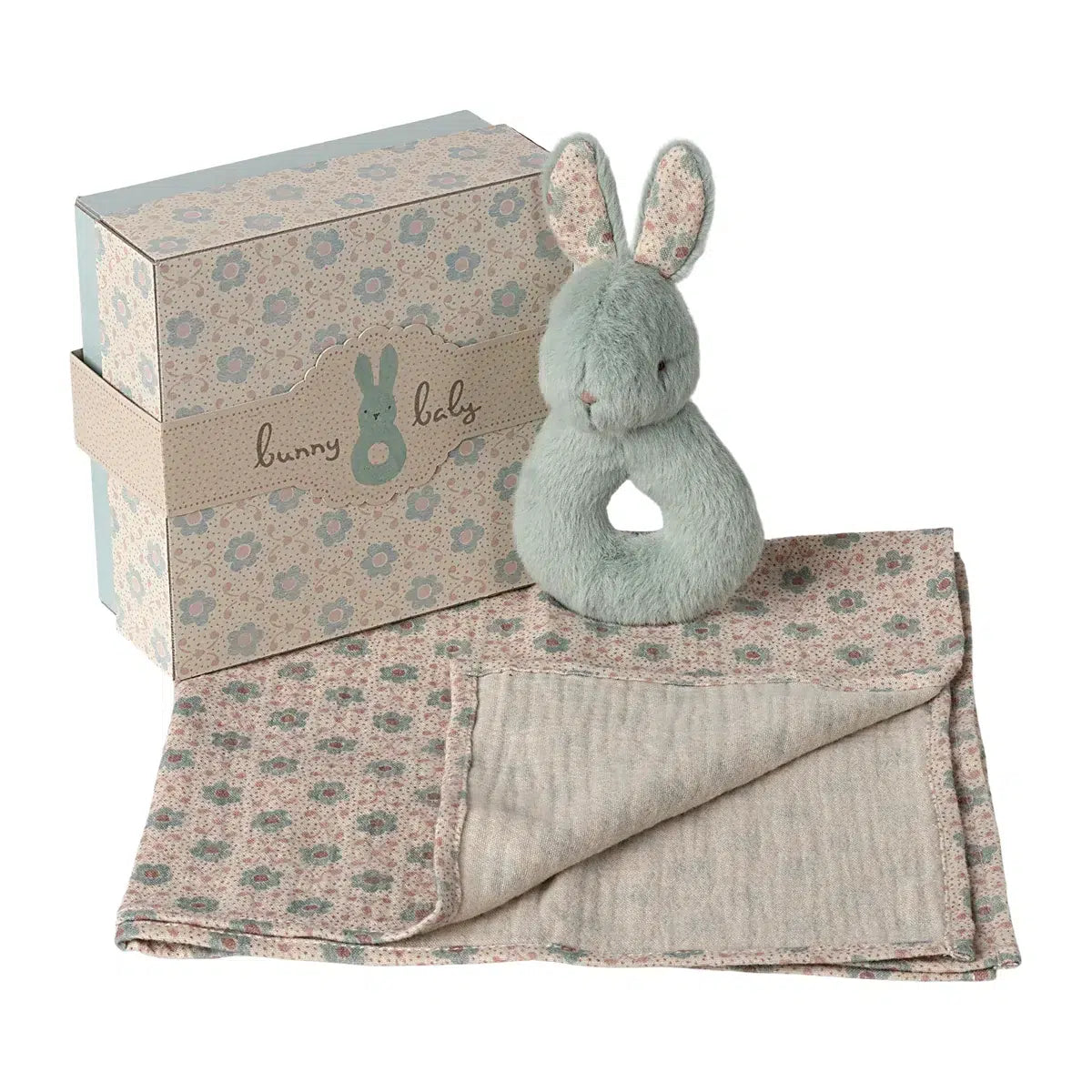 Bunny rattle set - Powder