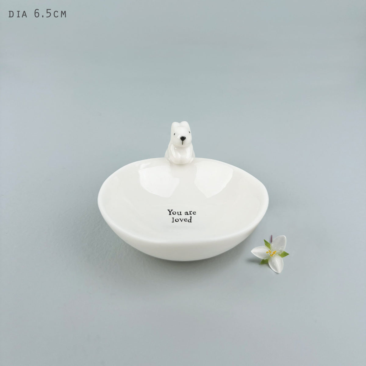 East Of India You Are Loved Trinket Dish