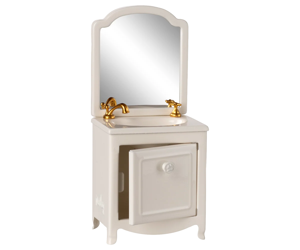 Maileg - Sink dresser, Mouse - Off White