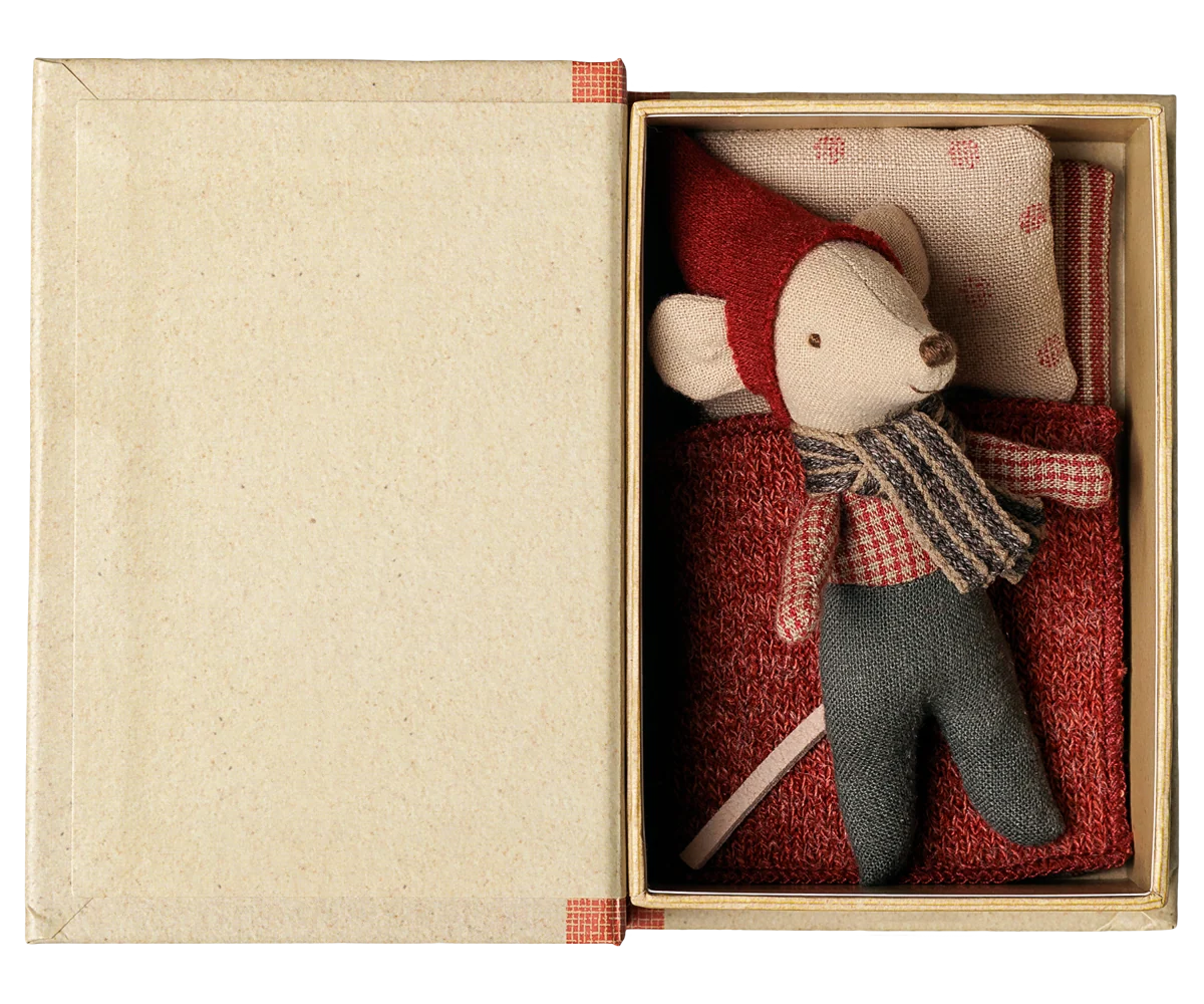 Maileg Christmas Mouse - Baby In Book