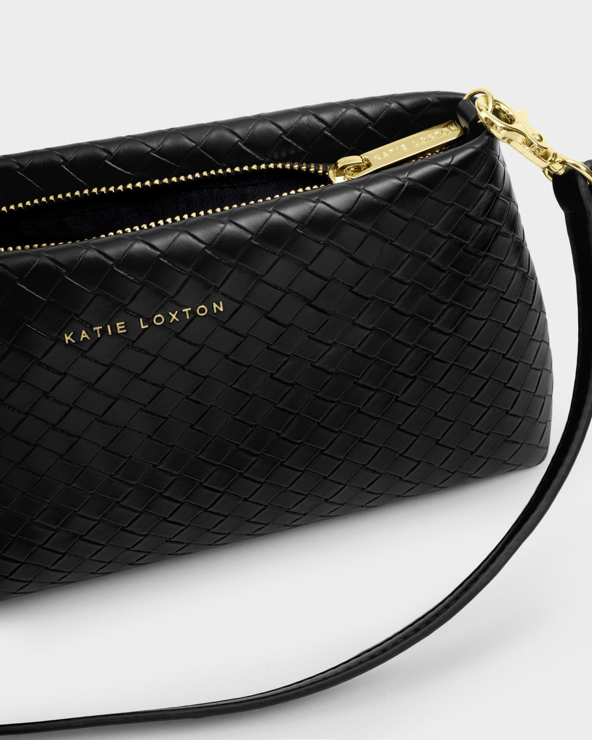 Katie Loxton Nova Black Woven Bag