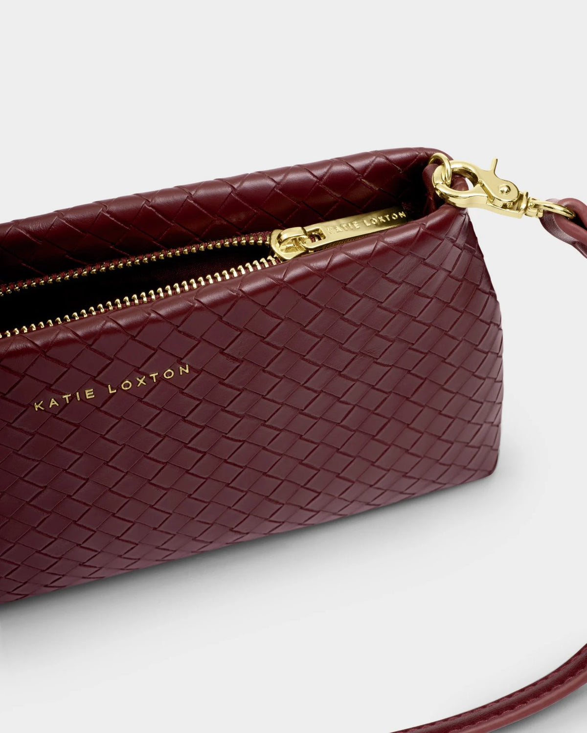 Katie Loxton Nova Cherry Red Woven Bag