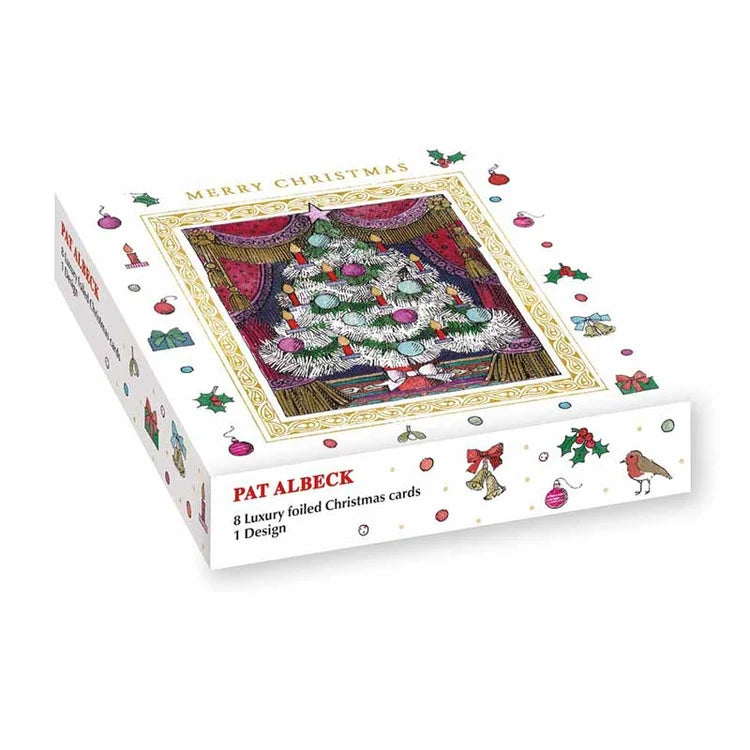Pat Albeck Pack of 8 Luxury Christmas Cards