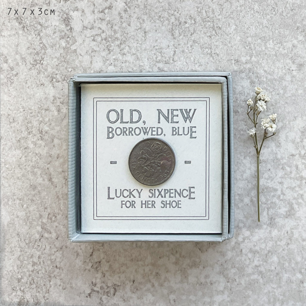 East Of India Sixpence Old, New, Borrowed, Blue