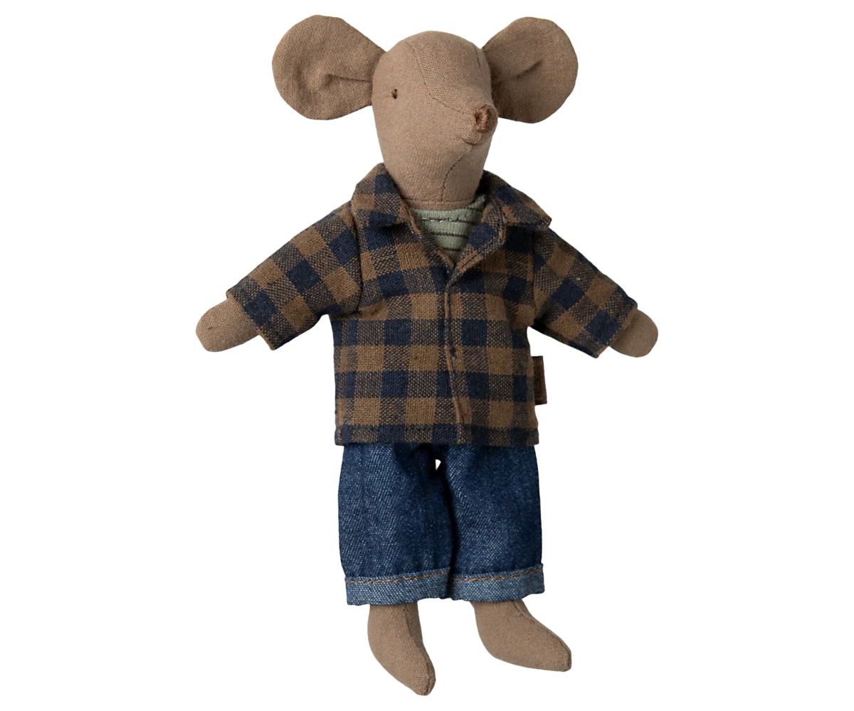 Maileg Dad Mouse - Light Brown