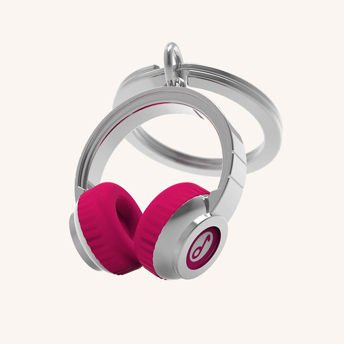 Metalmorphose | Pink Headphones Keyring