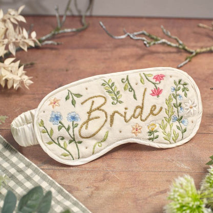 Bride Embroidered Eyemask