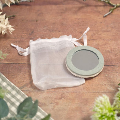Bride Embroidered Compact Mirror