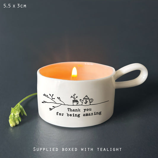 East Of India Thank You For Being Amazing Tealight