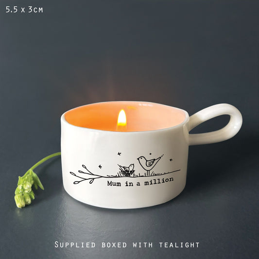 East Of India Mum In A Million Tealight