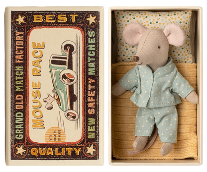 Maileg -Little brother mouse in matchbox