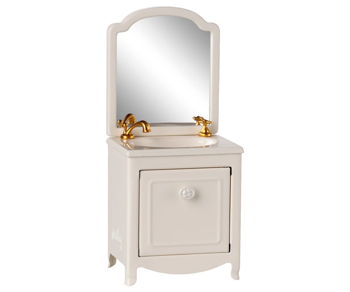 Maileg - Sink dresser, Mouse - Off White