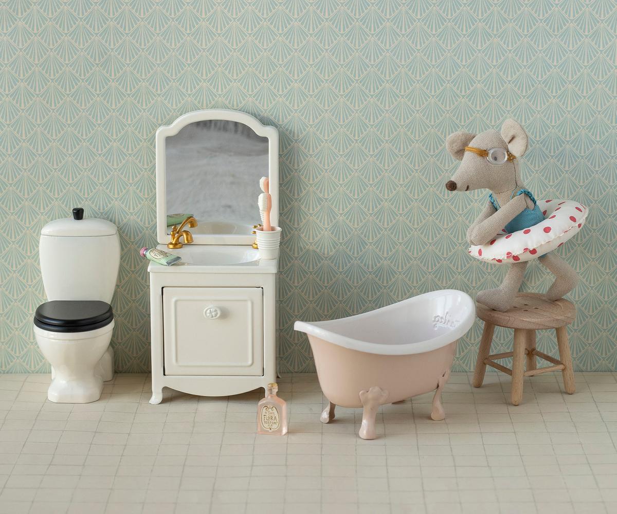 Maileg - Sink dresser, Mouse - Off White