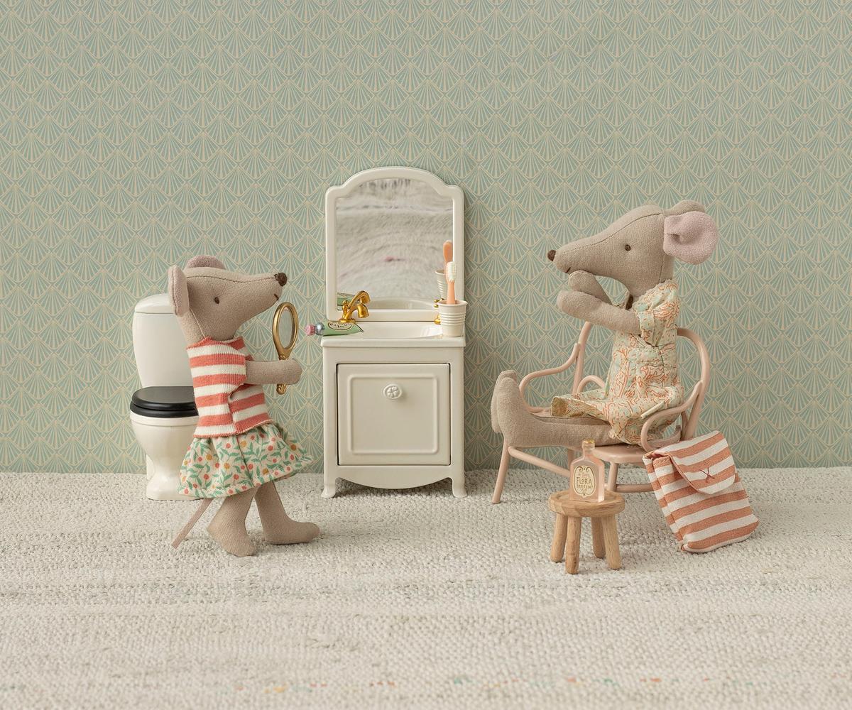 Maileg - Sink dresser, Mouse - Off White