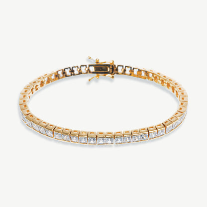 Ivory & Co Elegance Rhodium Crystal Tennis Bracelet