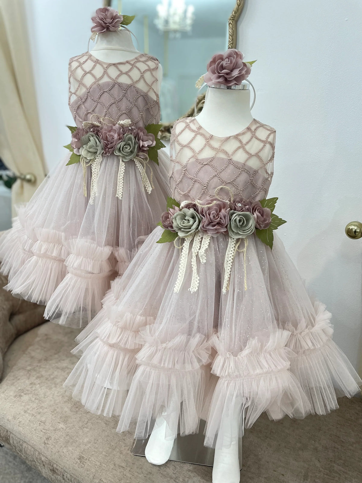 Mia & Co Savanna Flower Girl Dress