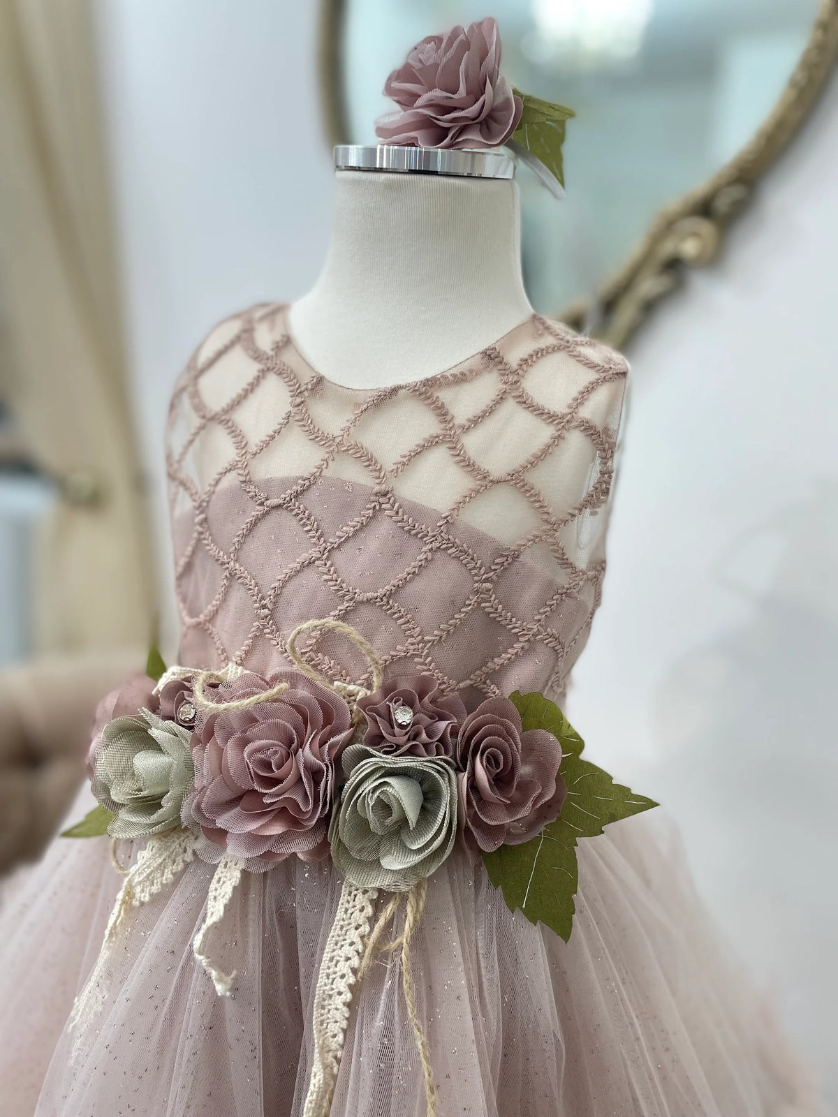 Mia & Co Savanna Flower Girl Dress