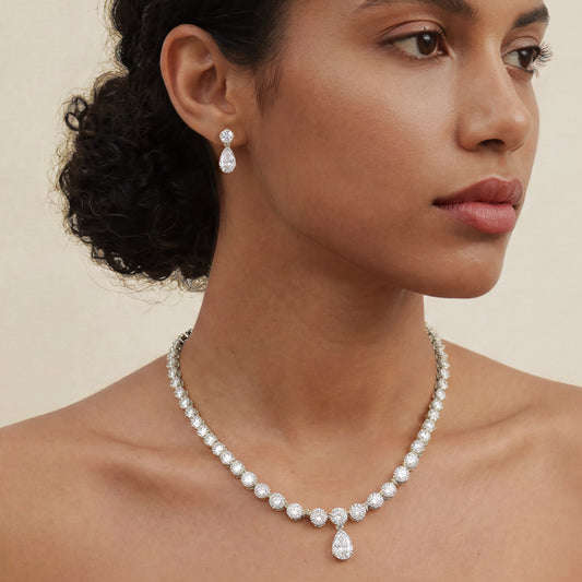 Ivory & Co Imperial Rhodium Earrings