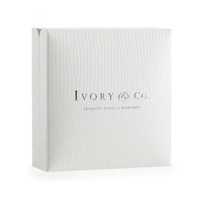 Ivory & Co Sandhurst Crystal Pearl Drop Earrings