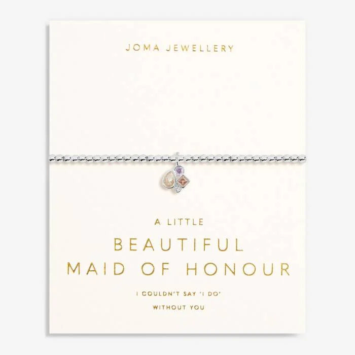 Bridal A Little 'Maid of Honour' Bracelet in Silver Plating