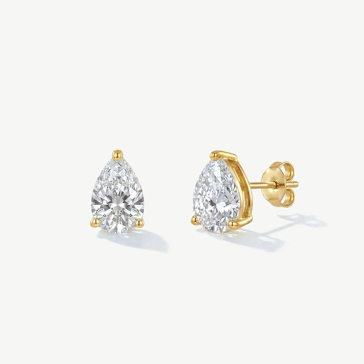 Ivory & Co Manhattan Crystal Pear Cut Earrings