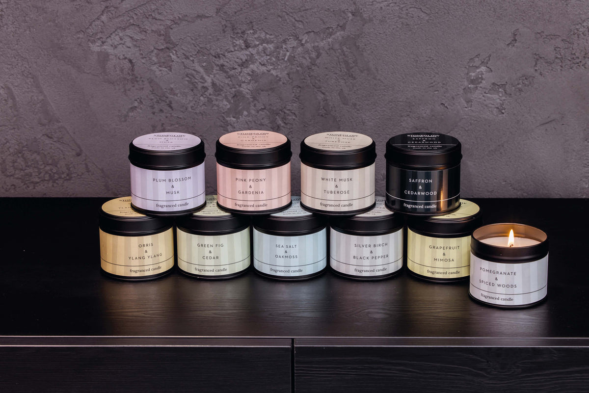 Modern Classics - Pink Peony & Gardenia - Scented Candle Tin