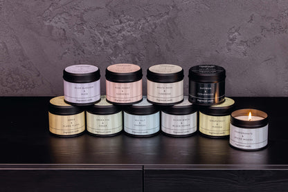 Modern Classics - Pink Peony & Gardenia - Scented Candle Tin