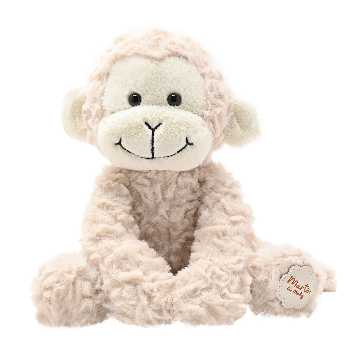 SoftiesMartin The Plush Sitting Light Brown Monkey 22cm