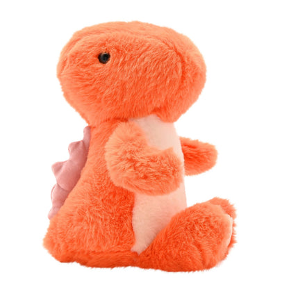 Softies Daphne The Plush Sitting Orange Dinosaur 21cm