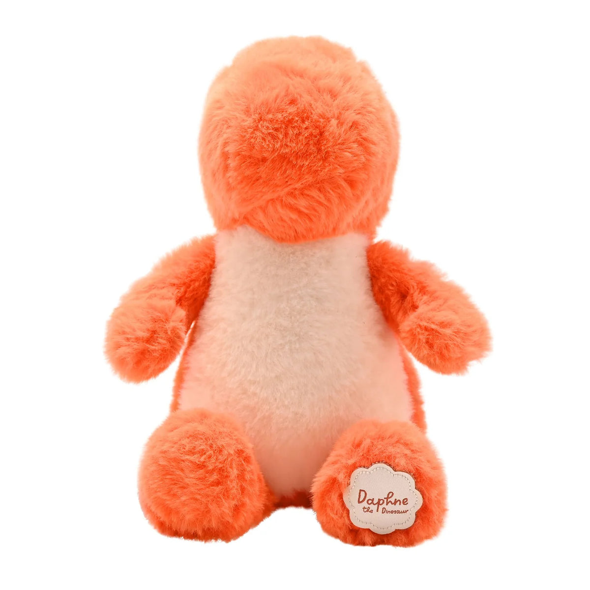 Softies Daphne The Plush Sitting Orange Dinosaur 21cm