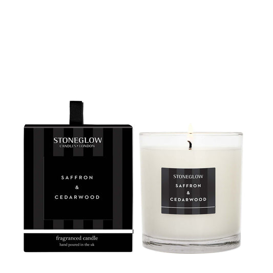 Modern Classics - Saffron & Cedarwood - Scented Candle - Boxed Tumbler (90 X 80mm)