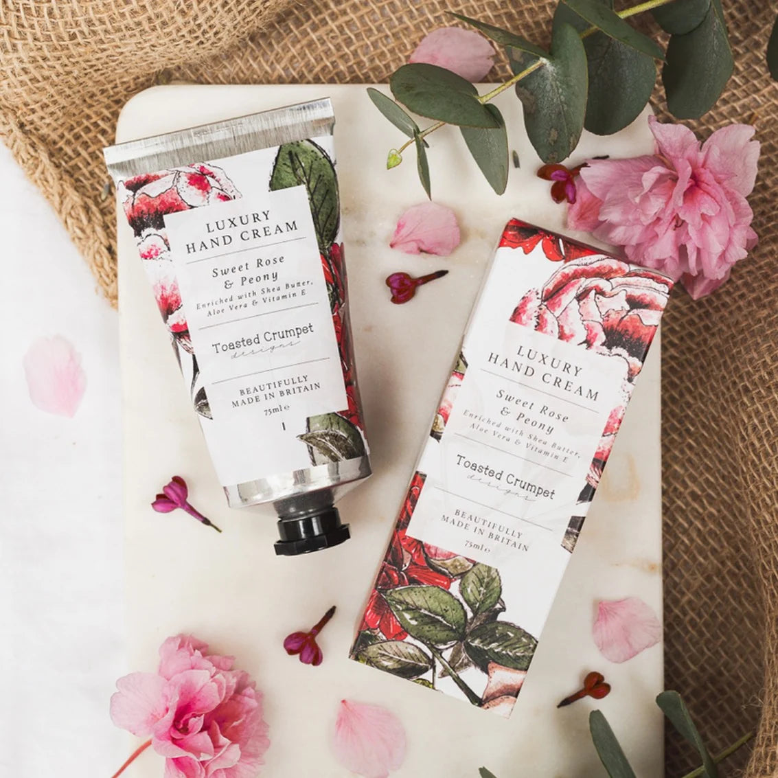 Toasted Crumpet Sweet Rose & Peony Hand Cream