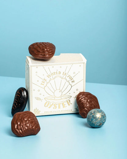 The World Is Your Oyster! Praline Seashell Chocolates