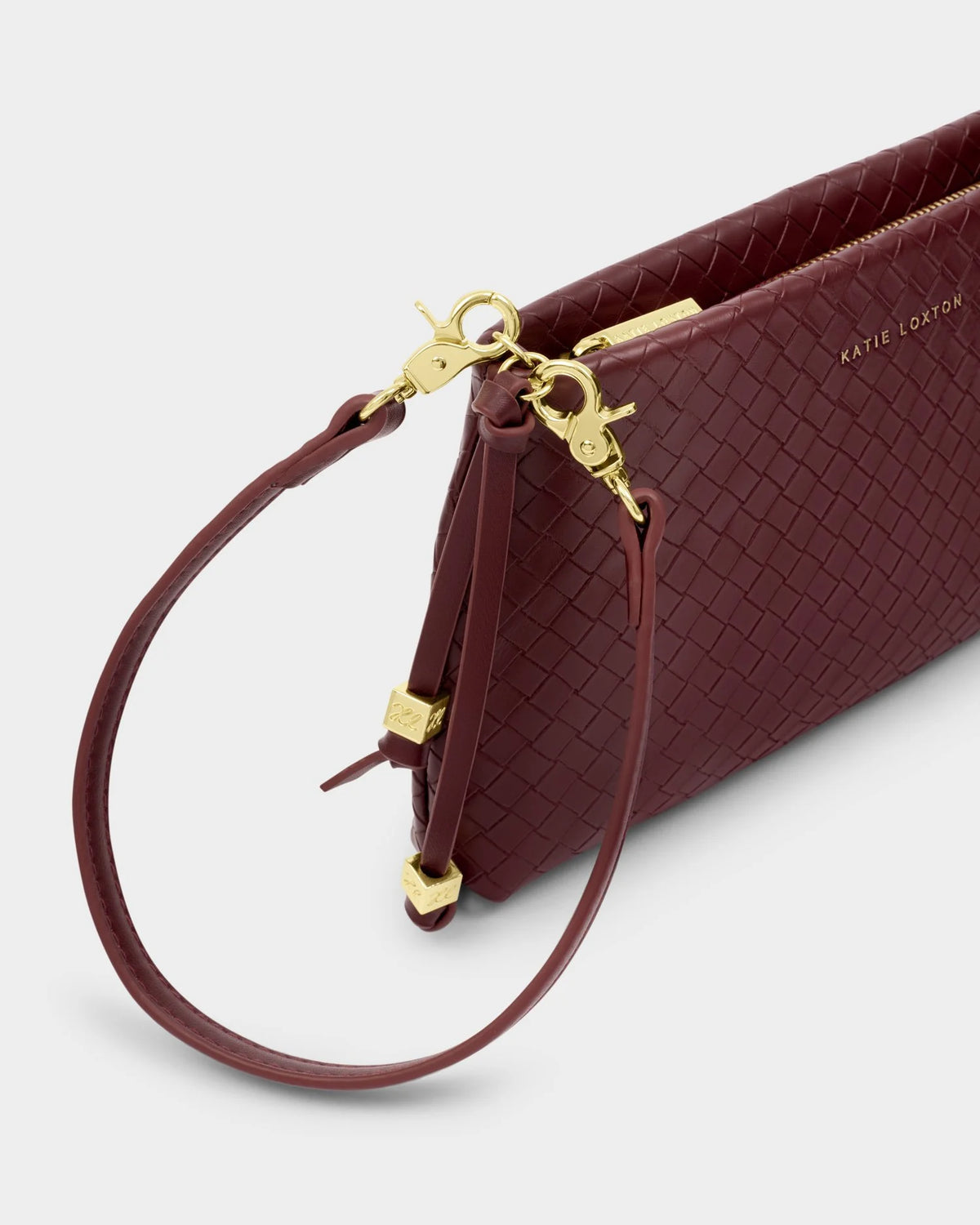 Katie Loxton Nova Cherry Red Woven Bag