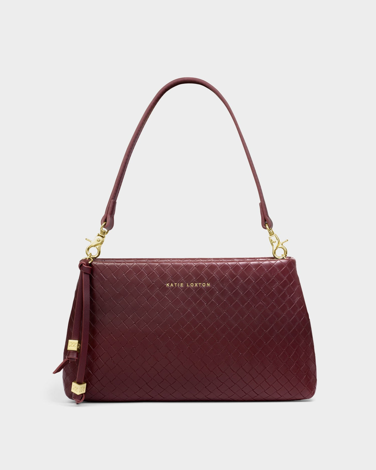Katie Loxton Nova Cherry Red Woven Bag