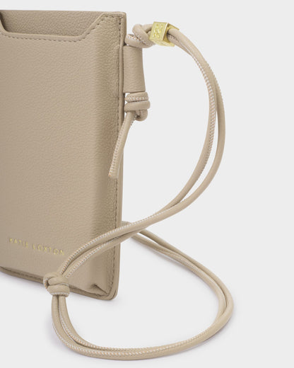 Katie Loxton Alia Phone Crossbody Bag In Light Taupe