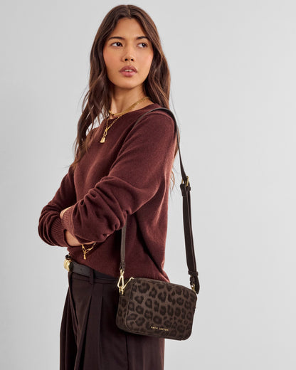 Katie Loxton Avery Small Crossbody Bag In Leopard Print