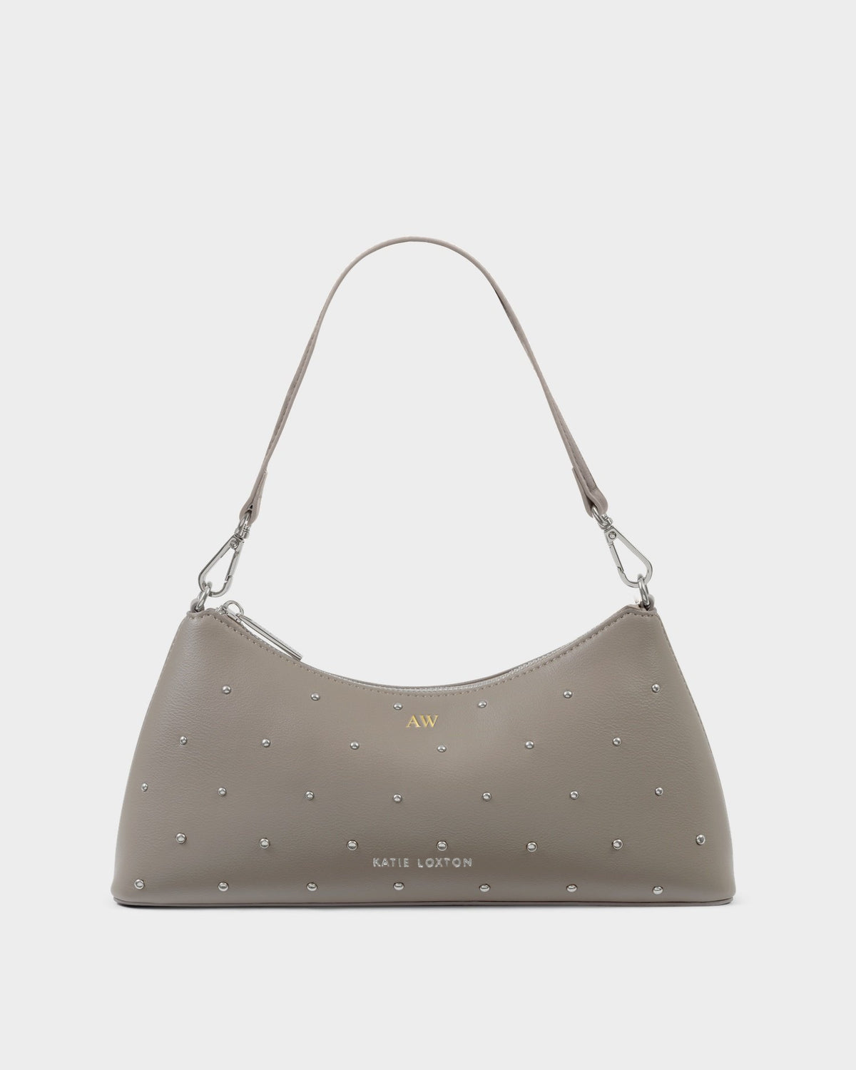 Katie Loxton Miley Studded Small Shoulder Bag In Mink