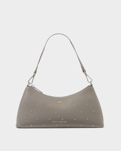 Katie Loxton Miley Studded Small Shoulder Bag In Mink